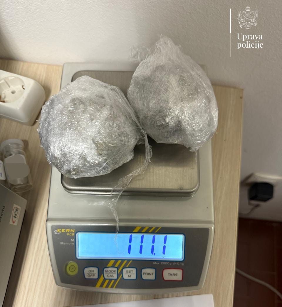Oduzeta marihuana (Foto: Uprava policije)