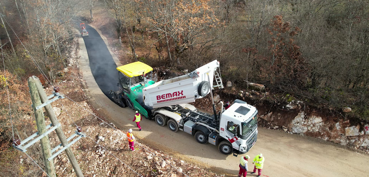 Rekonstrukcija puta Marina dolina-Radovan Luka (Foto: TV E)
