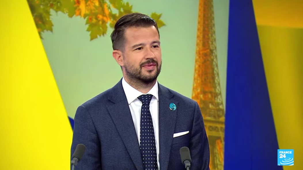 Jakov Milatović (Foto: France 24 English/Youtube)