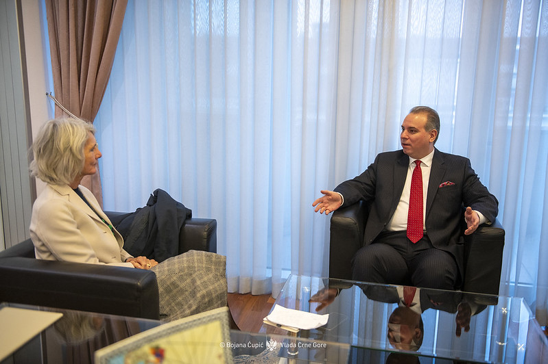 Ivanović i Tiso (Foto: Kabinet potpredsjednika Vlade za vanjske i evropske poslove)