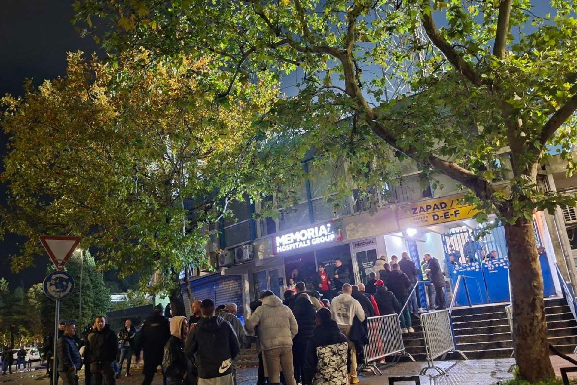 Amtosfera pred meč sa Hrvatskom