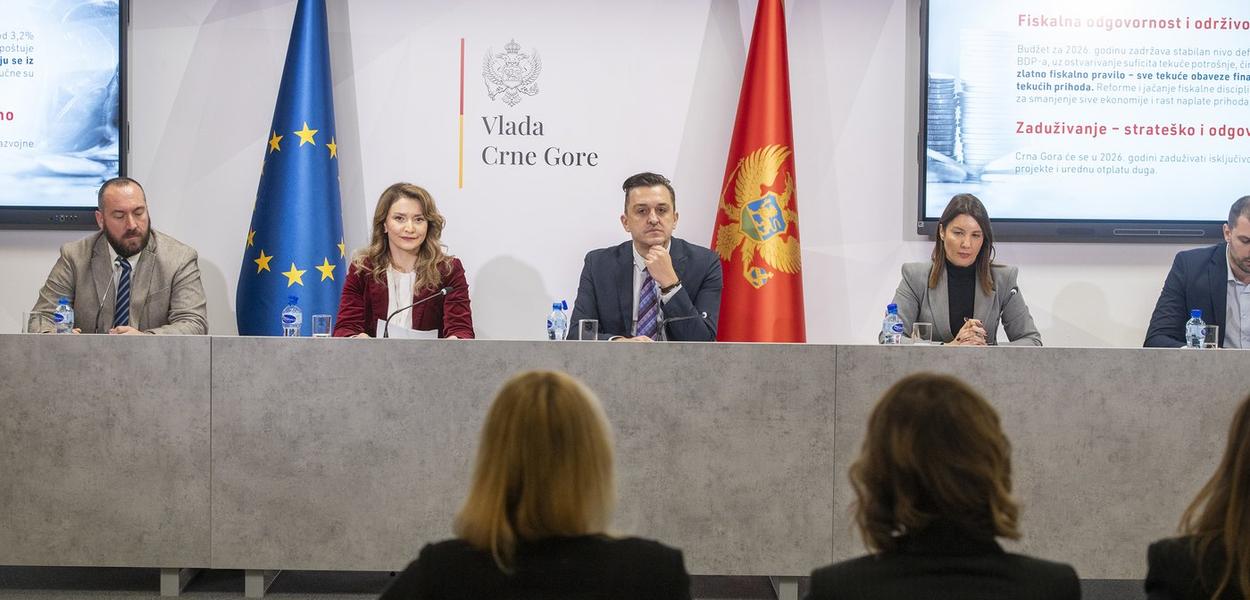 Sa predstavljanja Prijedloga budžeta za 2026. (Foto: Vlada Crne Gore)