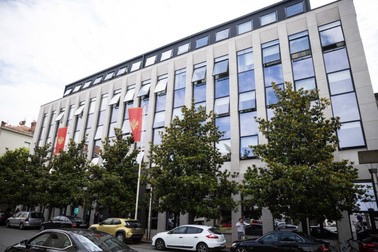 Zgrada sudova u Njegoševoj ulici u Podgorici