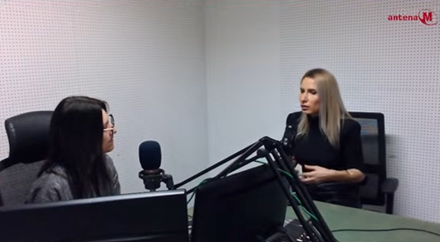 Ivana Vojinović u Drugačijoj radio vezi (Foto: Antena M)