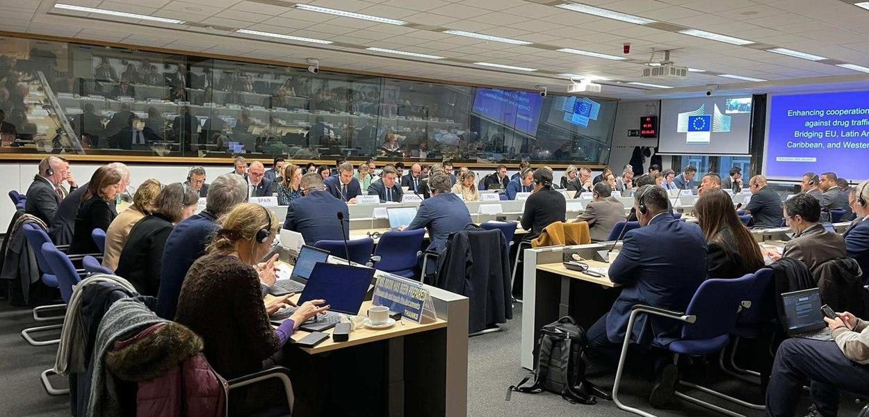 Sa sastanka u Briselu (Foto: Uprava policije)