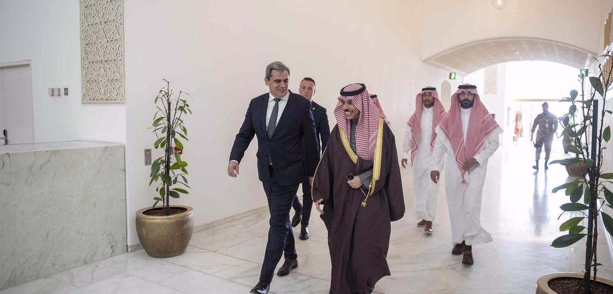 Ibrahimović sa Faisalom bin Farhanom Al Saud (Foto: MVP)