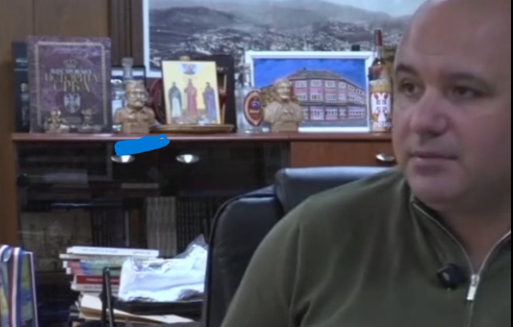 ČETNIČKA IDEOLOGIJA I ČETNIČKI IDOLI: Dario Vraneš, prvi čovjek Pljevalja (Foto: Screenshot Portal ETV )