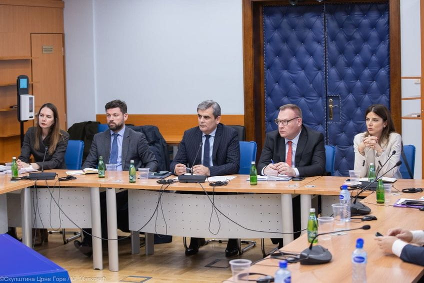 Sa današnjeg saslušanja (Foto: Skupština Crne Gore)