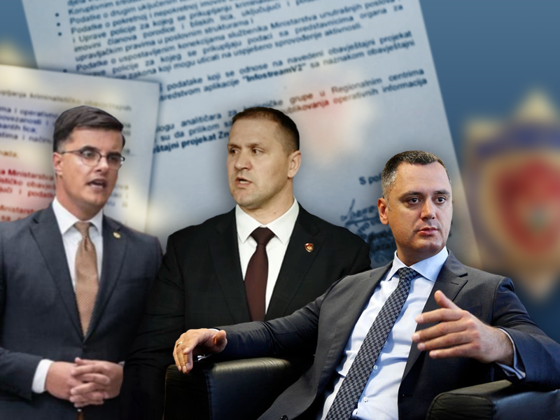 POLITIČKI PROGON: Šaranović, Šćepanović, Pavićević (Foto: ILUSTRACIJA: T. METĐONAJ)