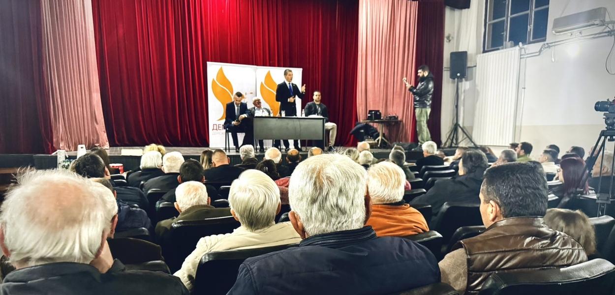 Bečić u Piperima (Foto: Demokratska Crna Gora)