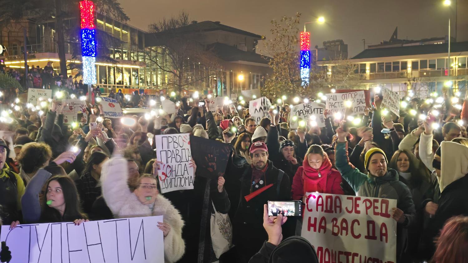 Studenti, protest, RTS