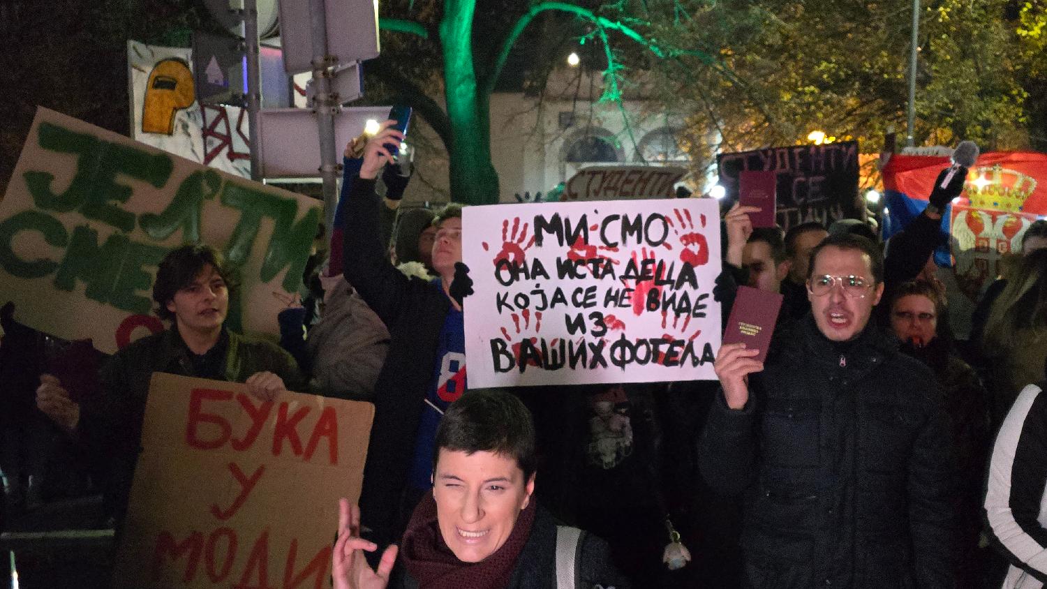 RTS, protest, studenti