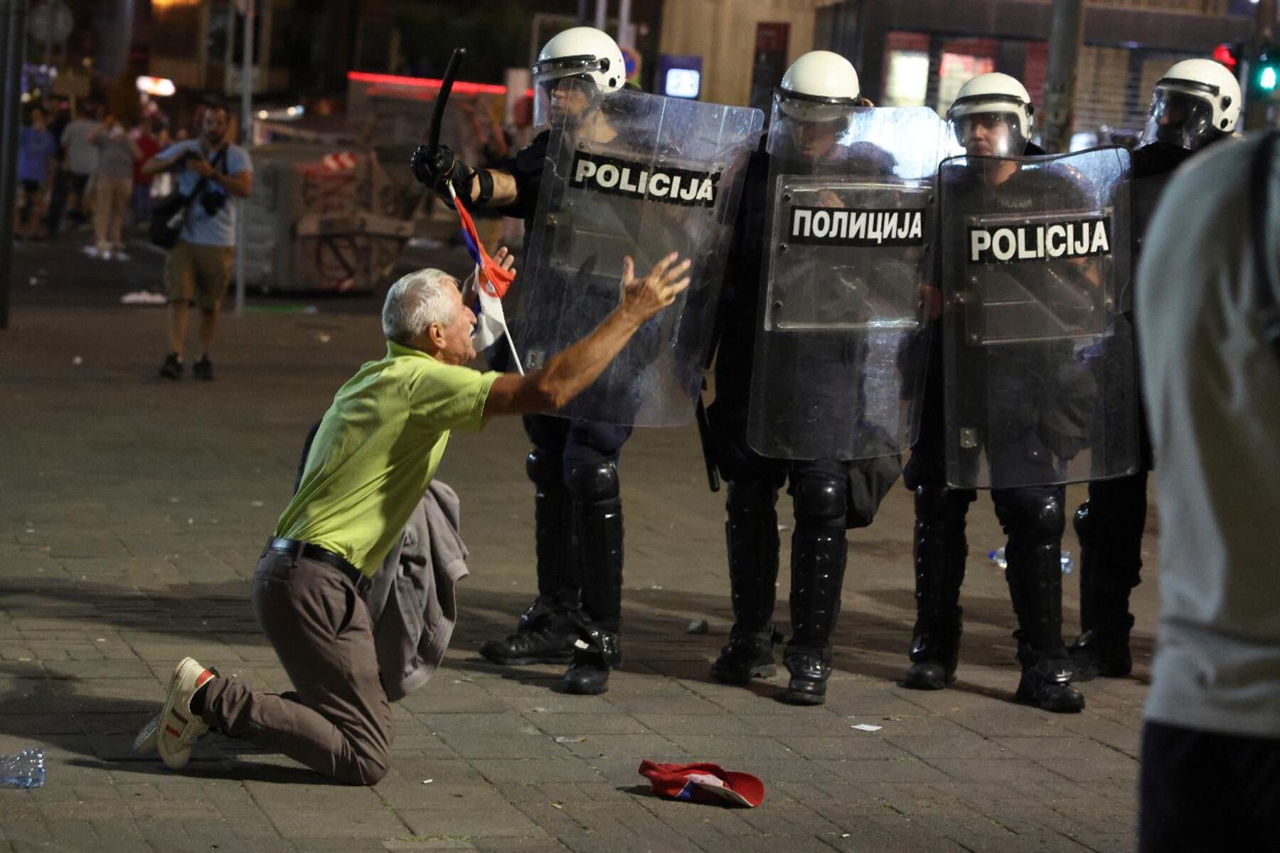 Vidovdan, Protesti, Studenti, Policija