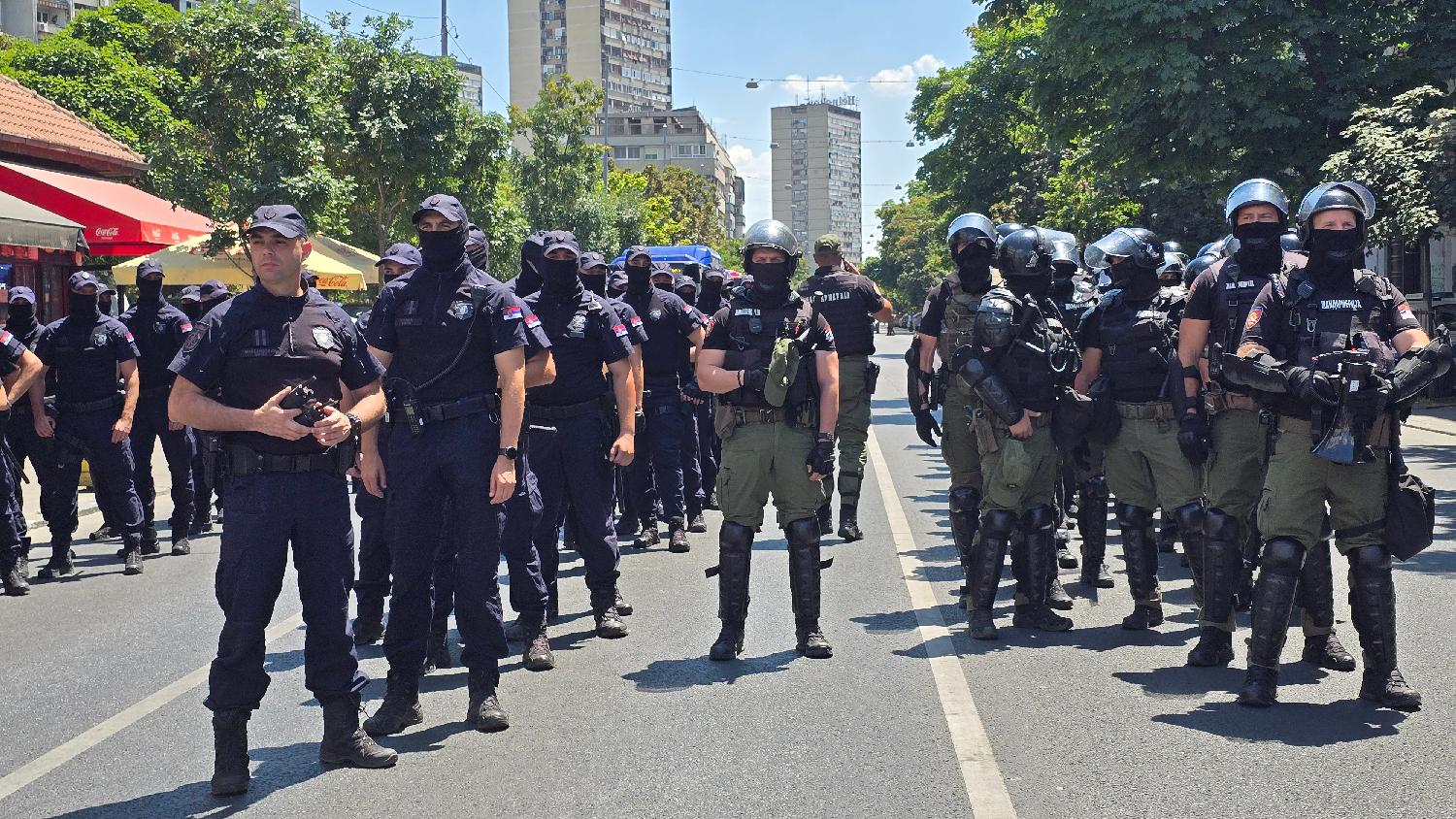 Žandarmerija policija blokada Zemun