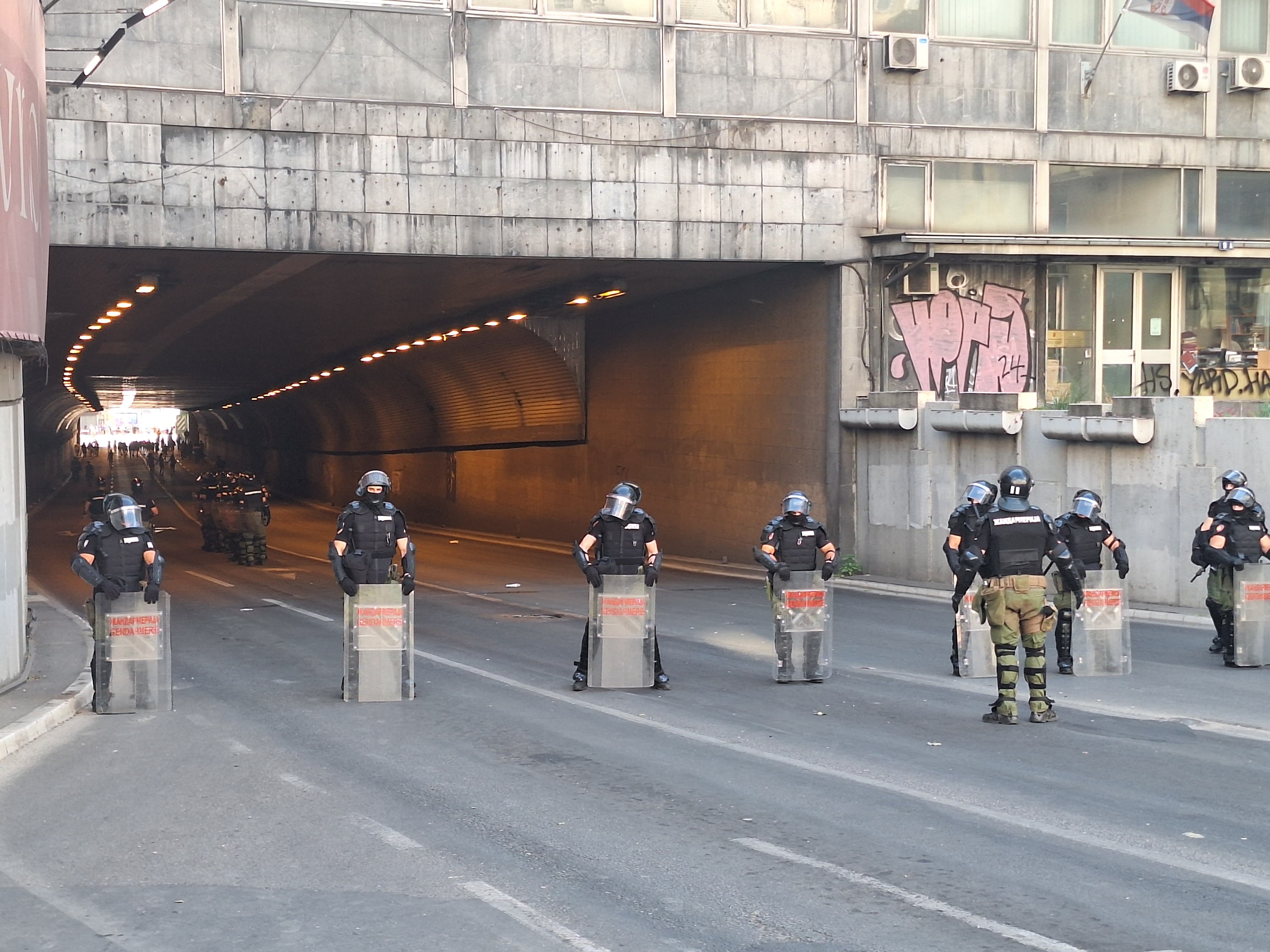 Žandarmerije Blokada Beograd Tunel