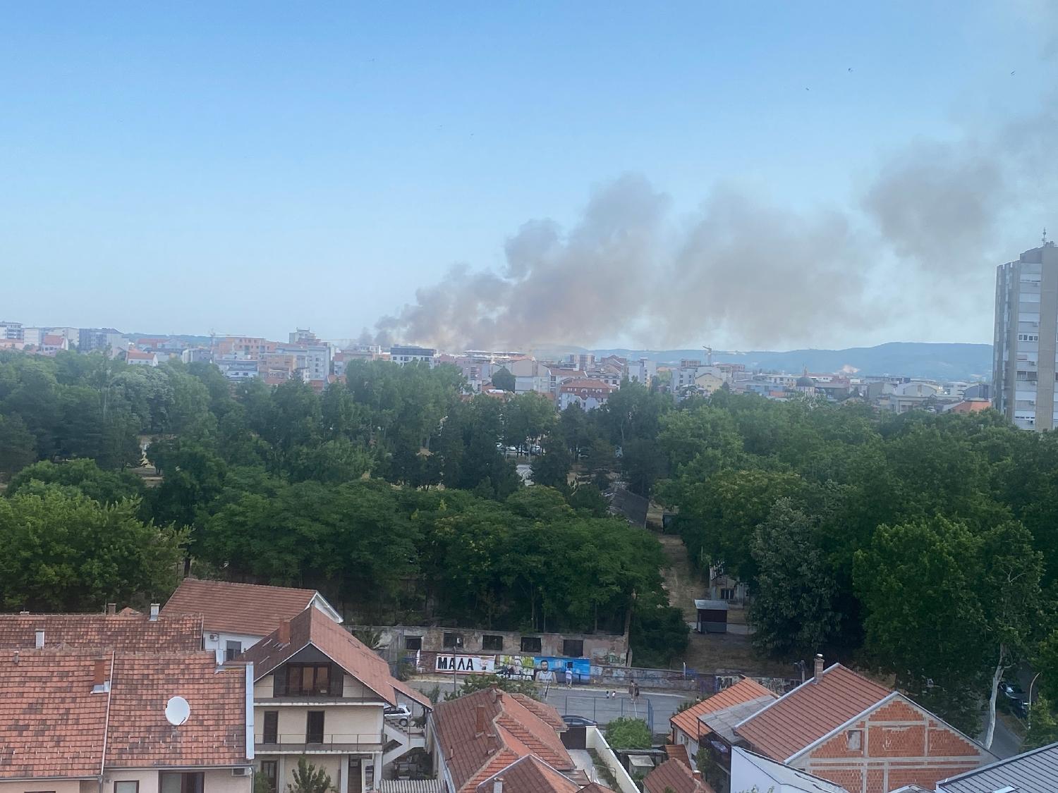 Požar, deponija, Jovanovac Kragujevac