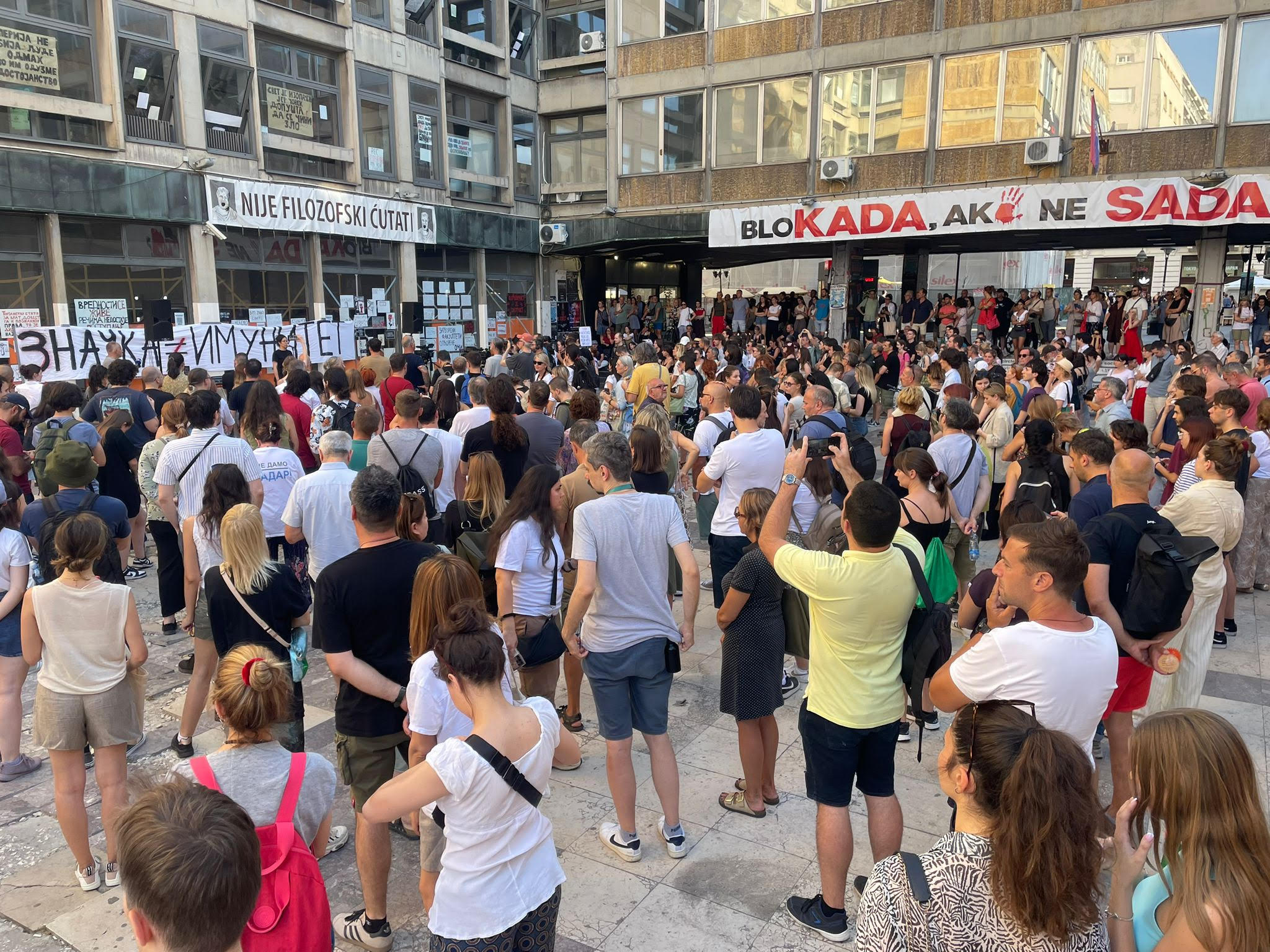 filozofski fakultet protest