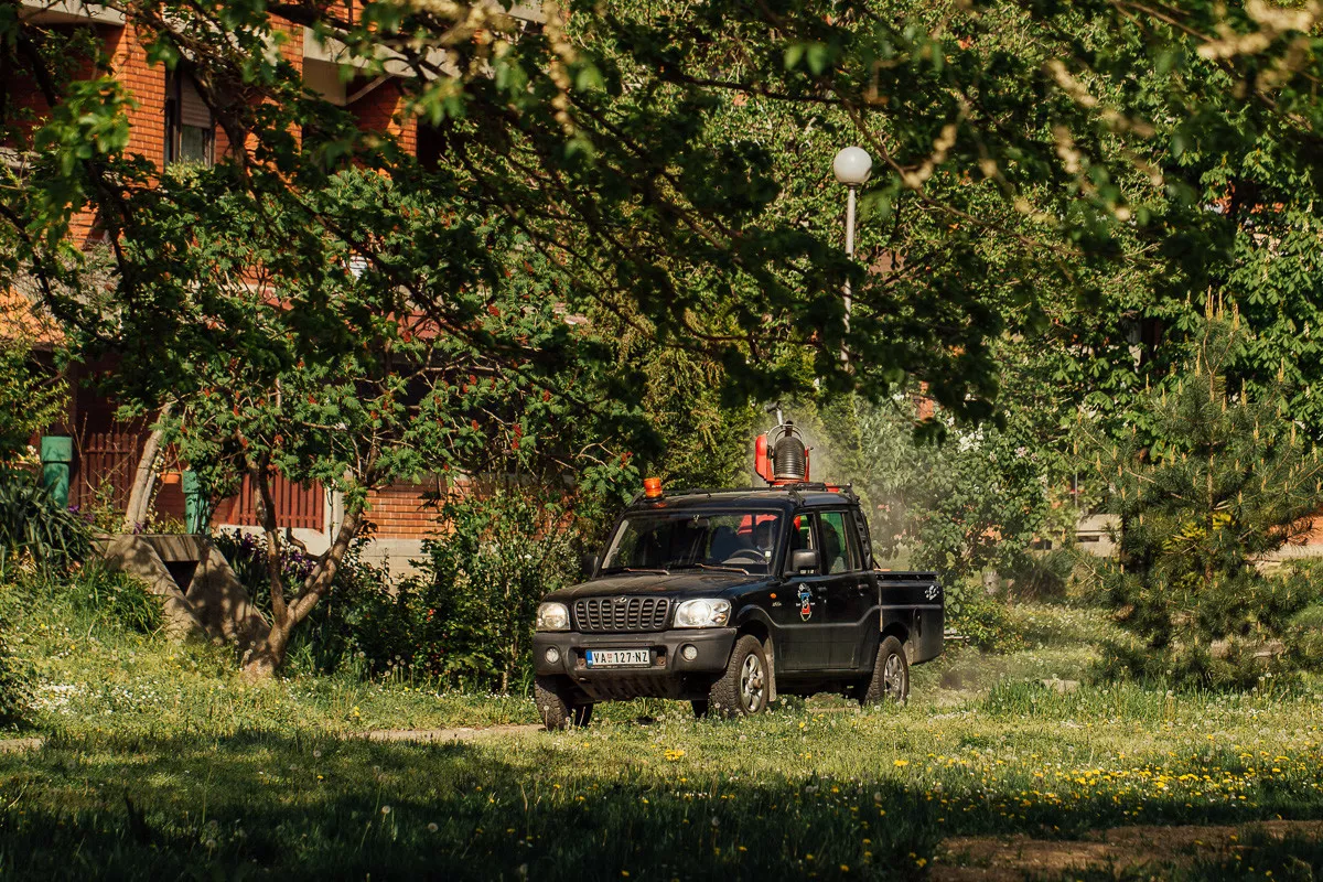 Zaprašivanje komaraca  (Foto: Đorđe Đoković)