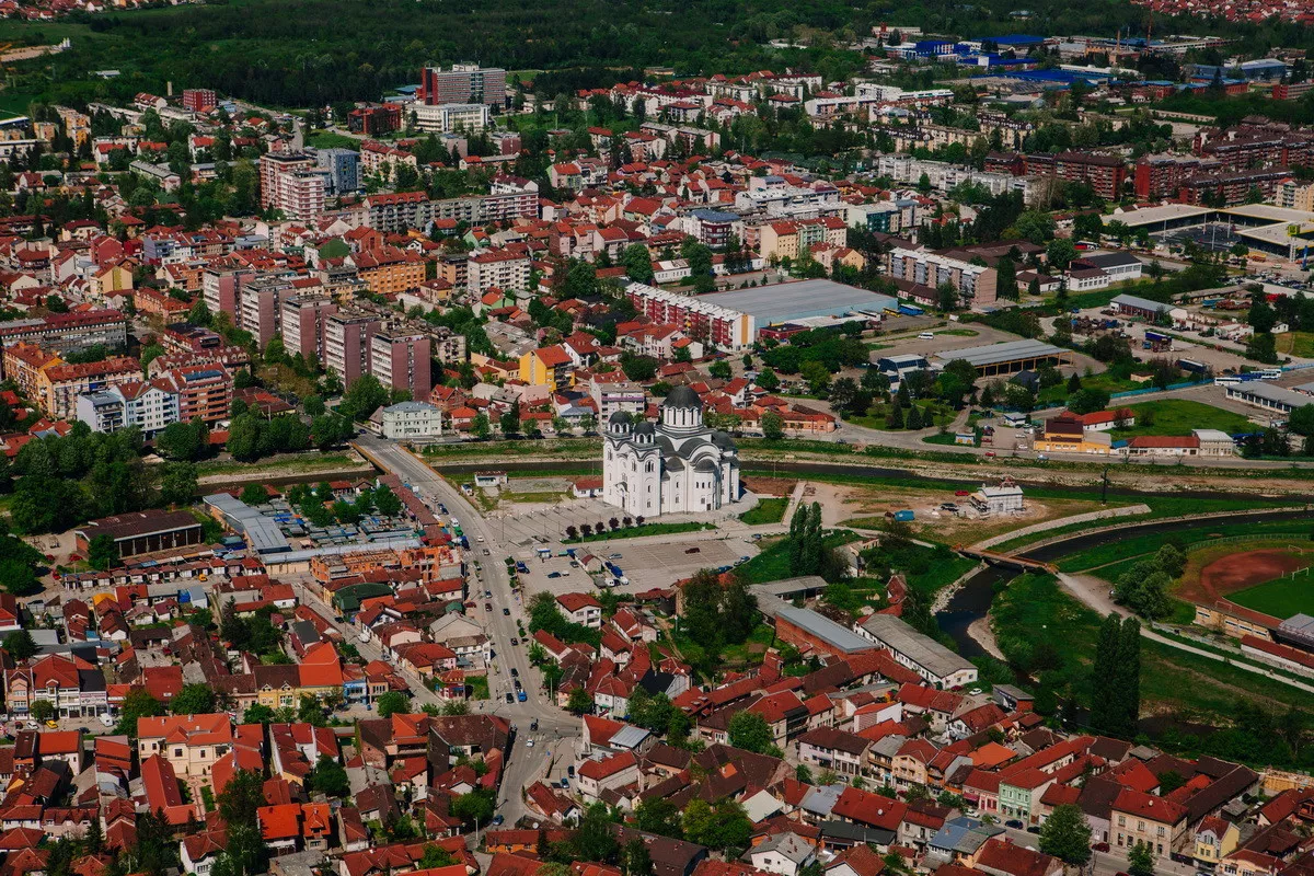 Valjevo iz vazduha