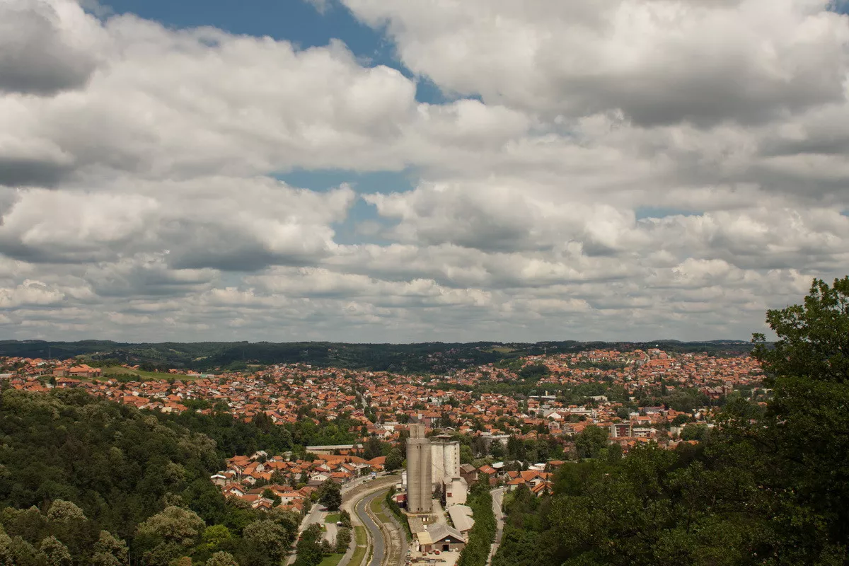 Valjevo sa Markove stolice