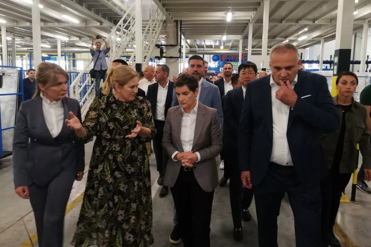 Ana Brnabić u novom pogonu Gorenja