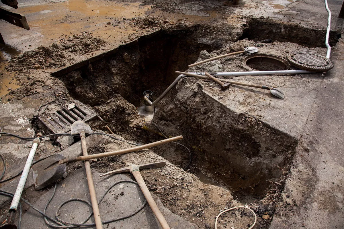 Radovi na vodovodnoj mreži (Foto: Đorđe Đoković)