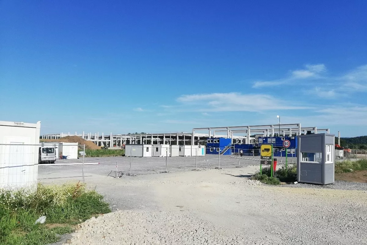 Gradilište pogona Hansgrohe