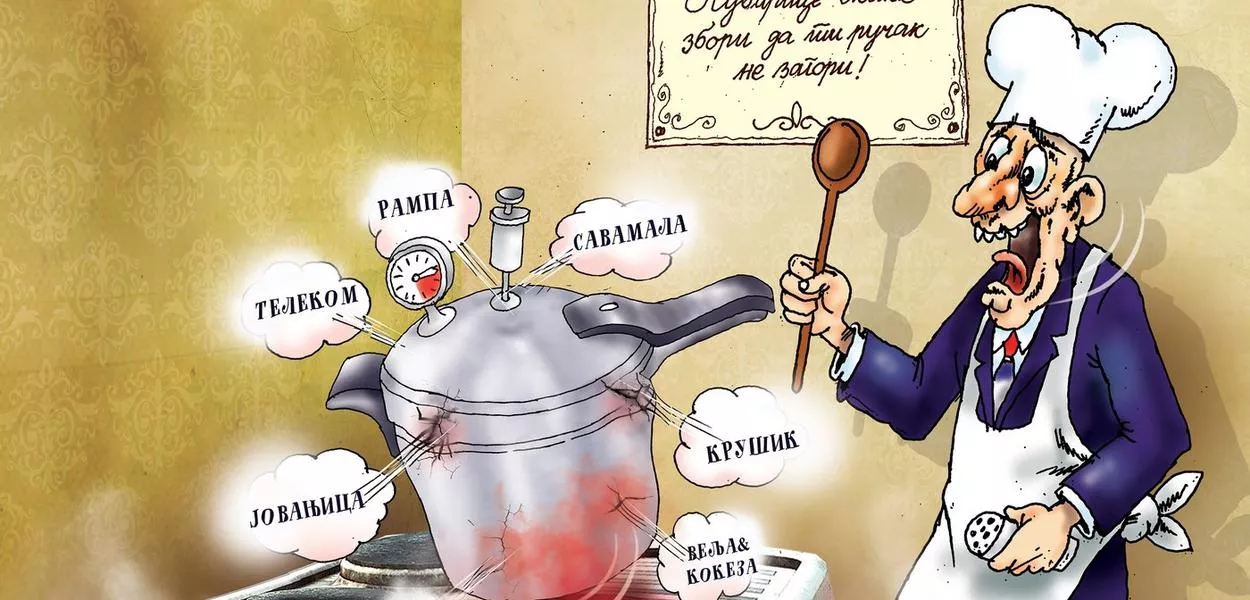 Karikatura Dušana Arsenića
