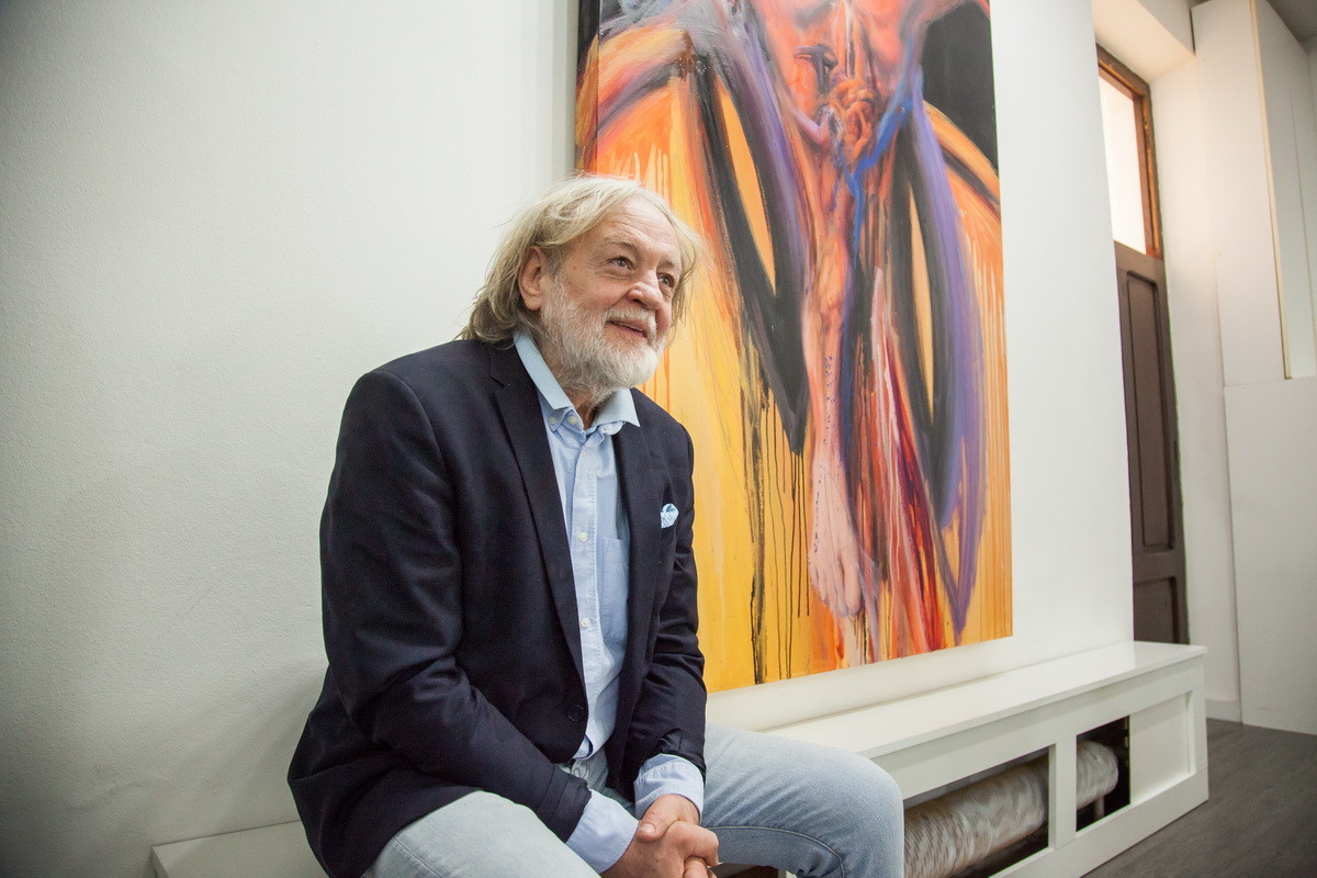 Miloš Šobajić u Modernoj galeriji (arhiva)
