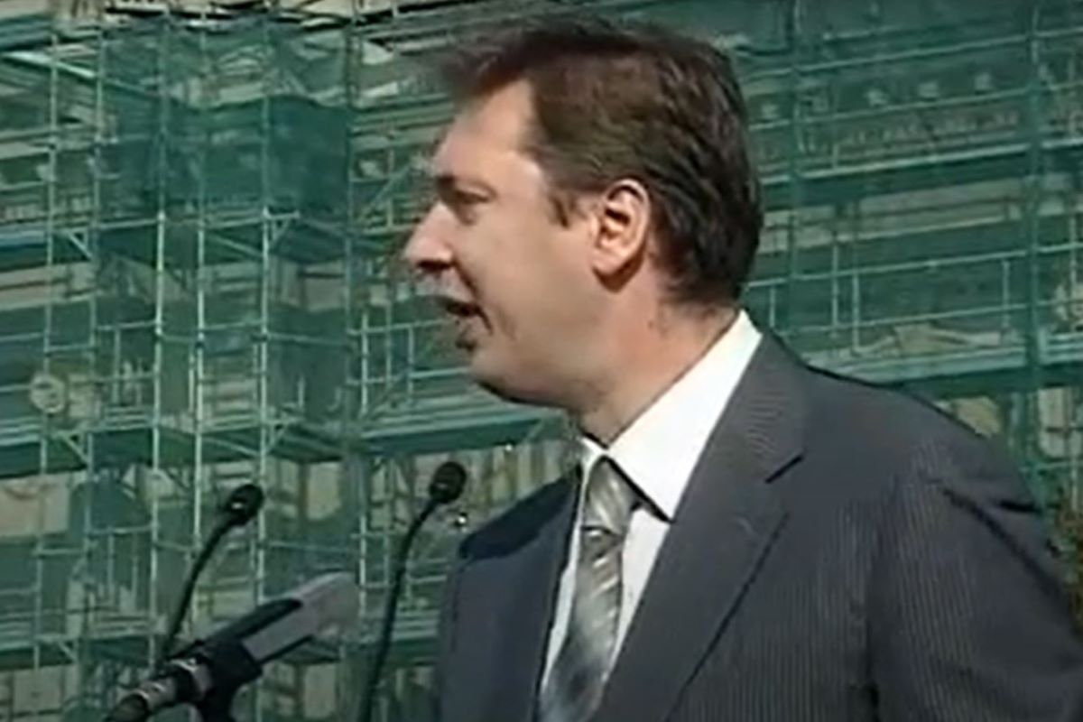Aleksandar Vučić na mitingu SNS 2011.