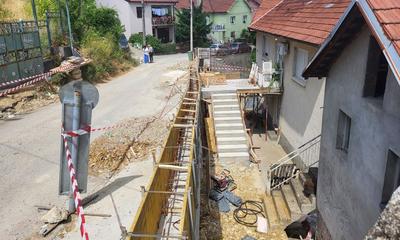 <p>Radovi na podzidi - Zlatiborska 21</p>