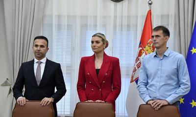 <p>Janković, Jovanović i Tomašević</p>