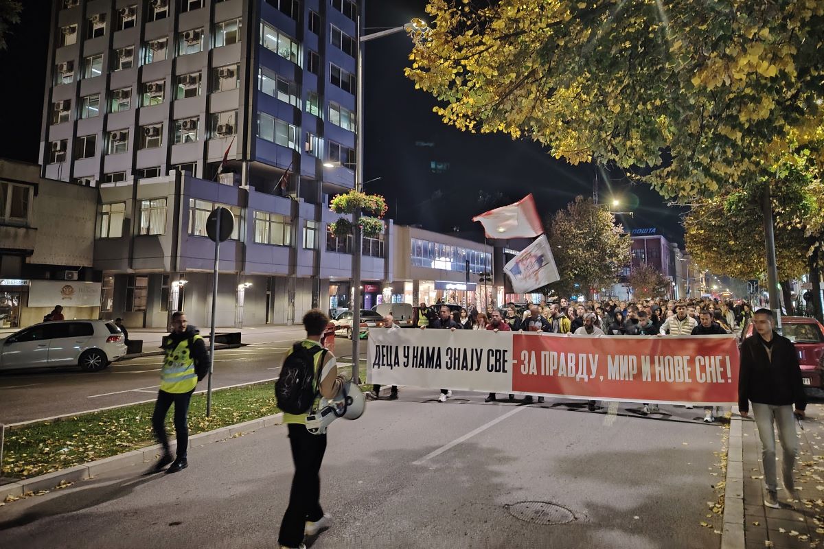 Protest Valjevo pamti (Foto: Kolubarske.rs)