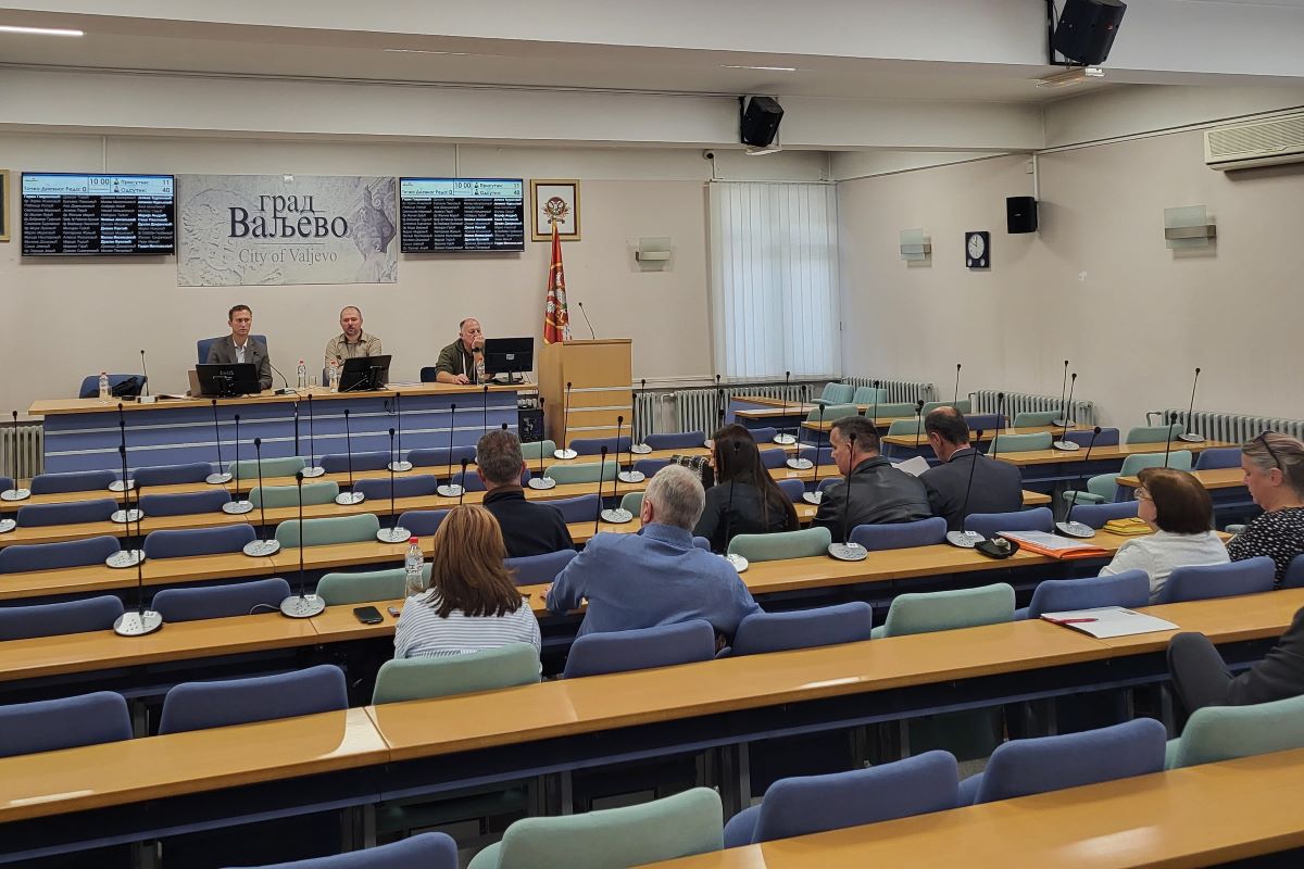 Sednica Skupštine grada (Foto: Kolubarske.rs)