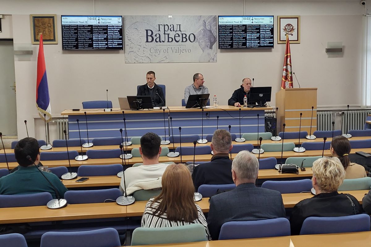 Sednica Skupštine grada (Foto: Kolubarske.rs)