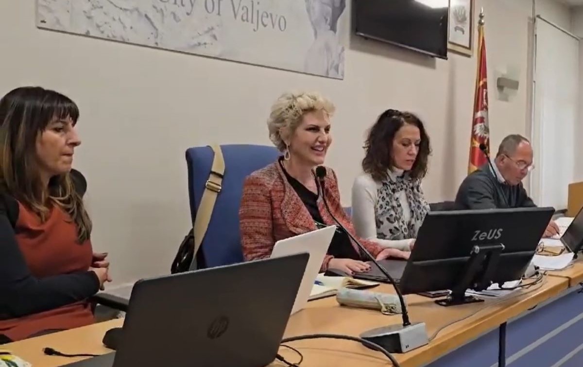 Aleksandra Došlić i predstavnici Ministarstva (Foto: skrinšot)