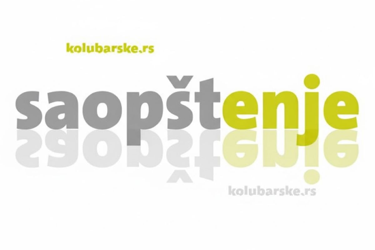 Saopštenje (Foto: Ilustracija Dušan Arsenić)