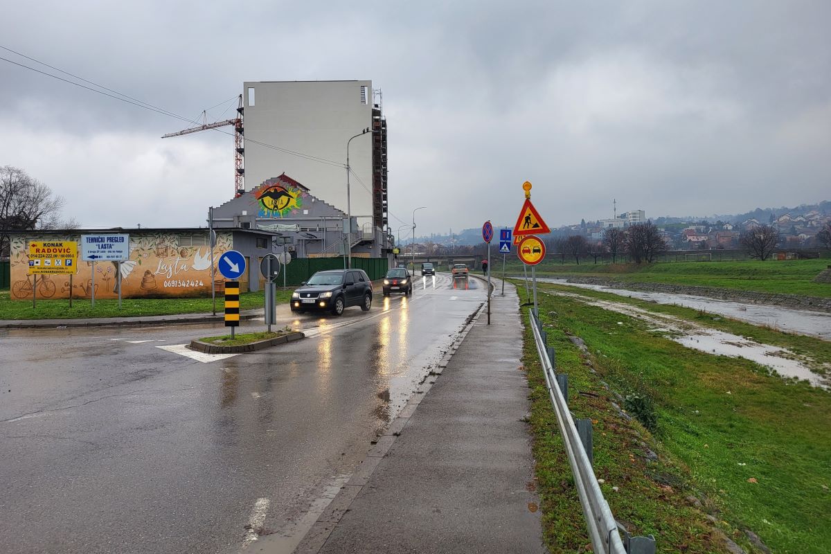 Radovi u Ulici Mirka Obradovića