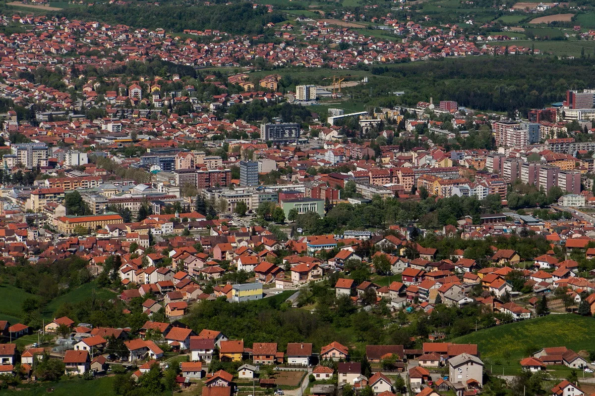 Valjevo iz vazduha