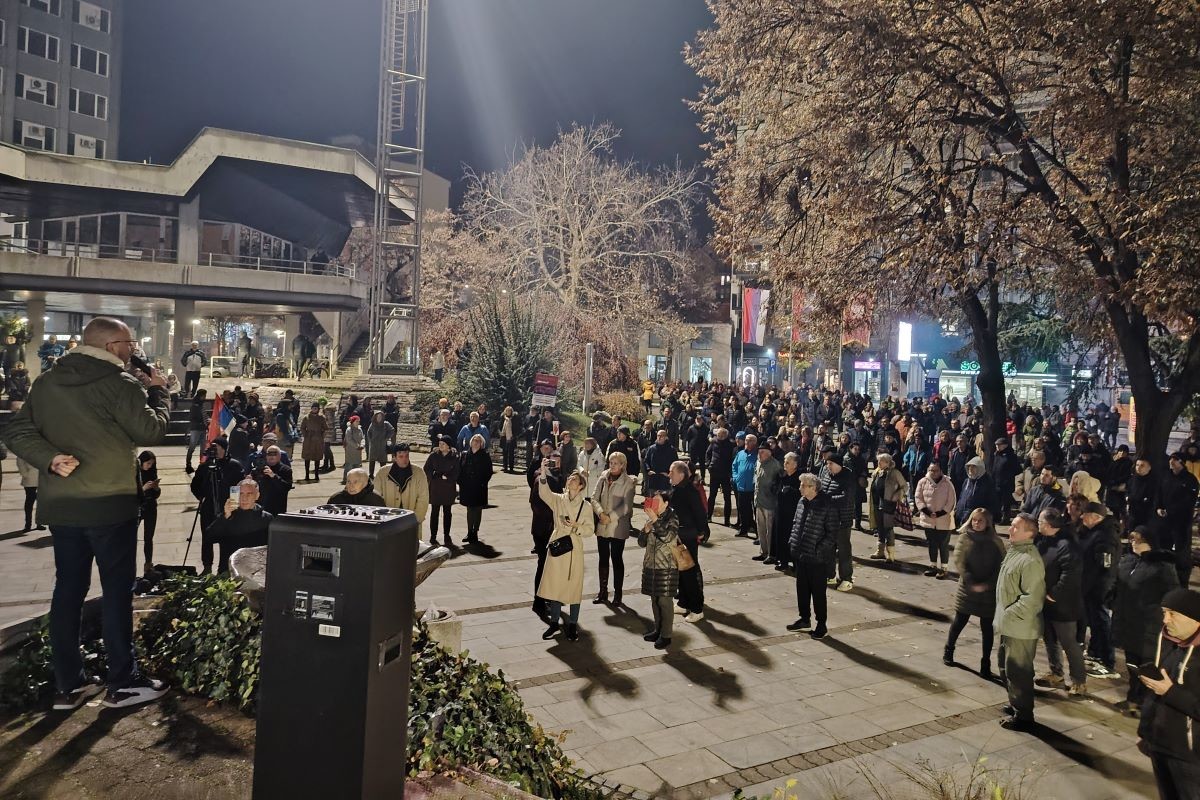 Protest na Gradskom trgu