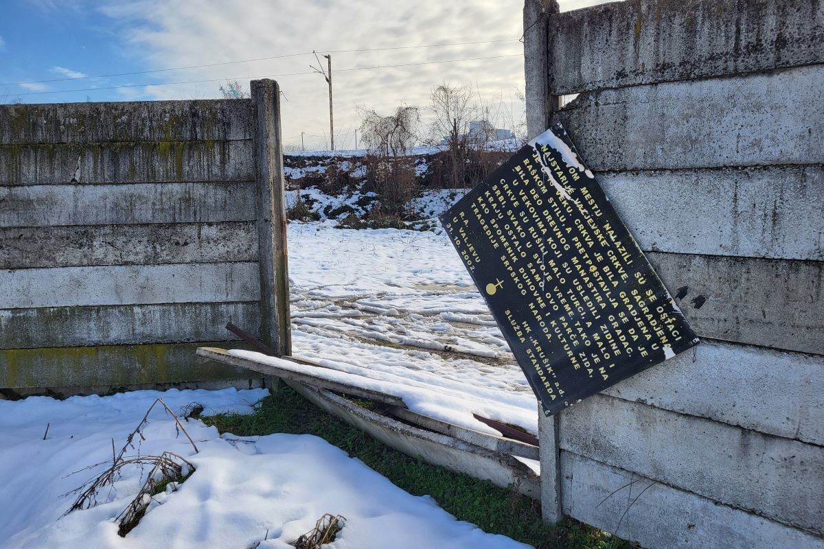 Jedino obeležje lokaliteta Crkvište