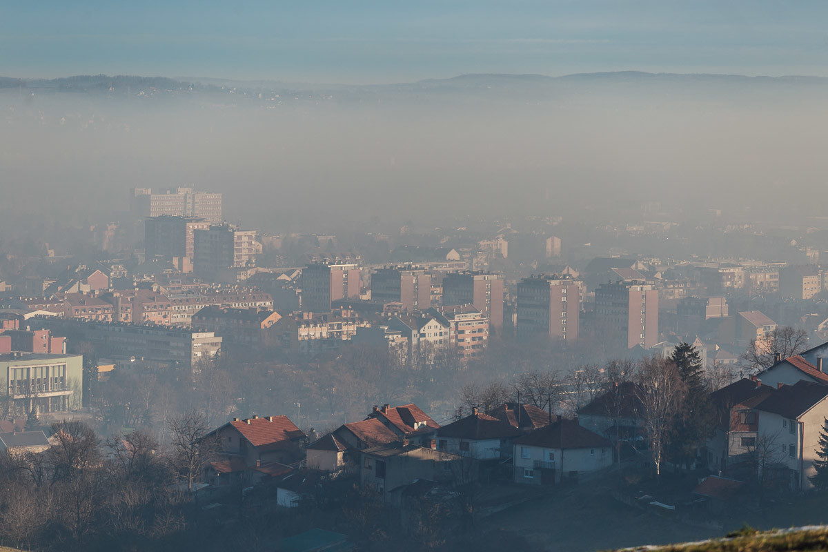 Izuzetno loš vazduh u Valjevu