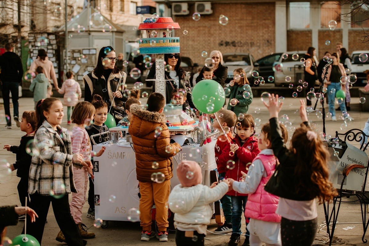 Humanitarna akcija na Gradskom trgu