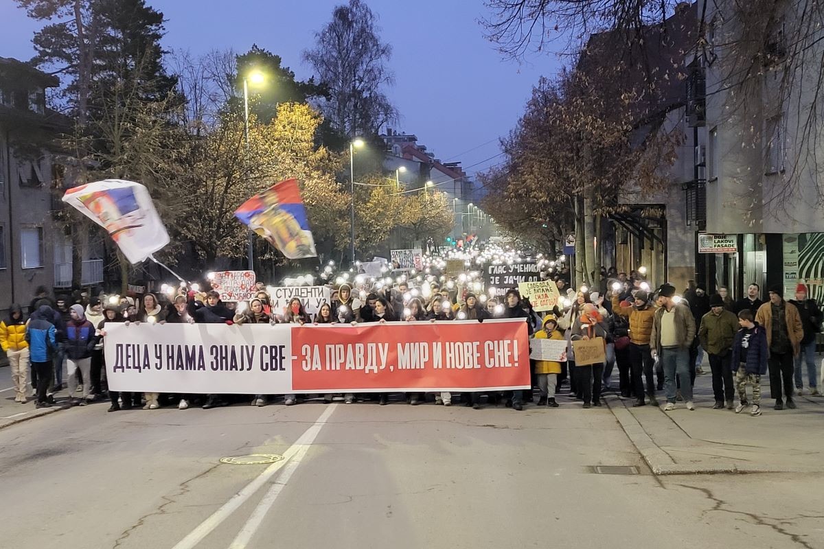 Protest u Valjevu