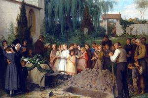 Albert Anker, “Kinderbegräbnis,” 1863 Albert Anker, “Kinderbegräbnis,” 1863
