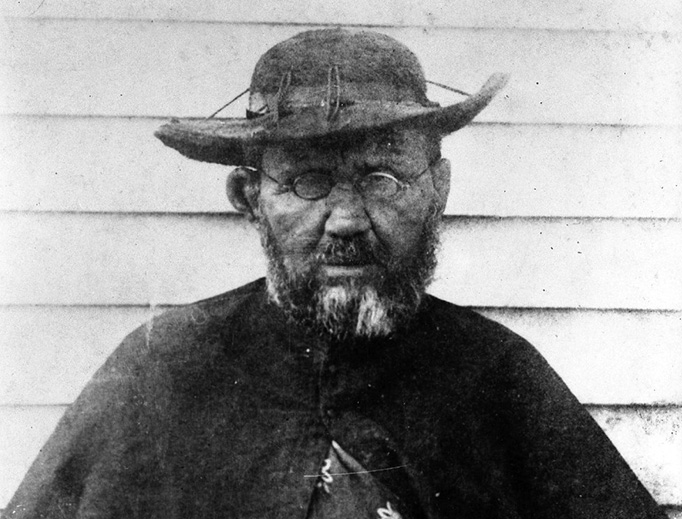 Father Damien, taken in 1889, weeks before his death Father Damien, taken in 1889, weeks before his death