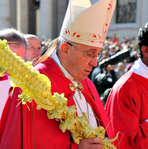 Pope Francis leads procession of palms in St. Peter’s Square on Palm Sunday, March 29. Pope Francis leads procession of palms in St. Peter’s Square on Palm Sunday, March 29.