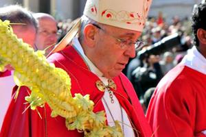 Pope Francis leads procession of palms in St. Peter’s Square on Palm Sunday, March 29. Pope Francis leads procession of palms in St. Peter’s Square on Palm Sunday, March 29.