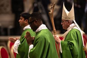 The closing Mass of the youth synod.