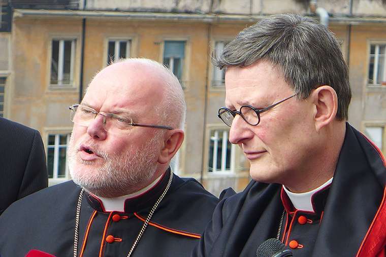 Cardinal Reinhard Marx of Munich and Freising and Cardinal Rainier Woelki of Cologne, Germany, in Rome, March 14, 2013. Cardinal Reinhard Marx of Munich and Freising and Cardinal Rainier Woelki of Cologne, Germany, in Rome, March 14, 2013.